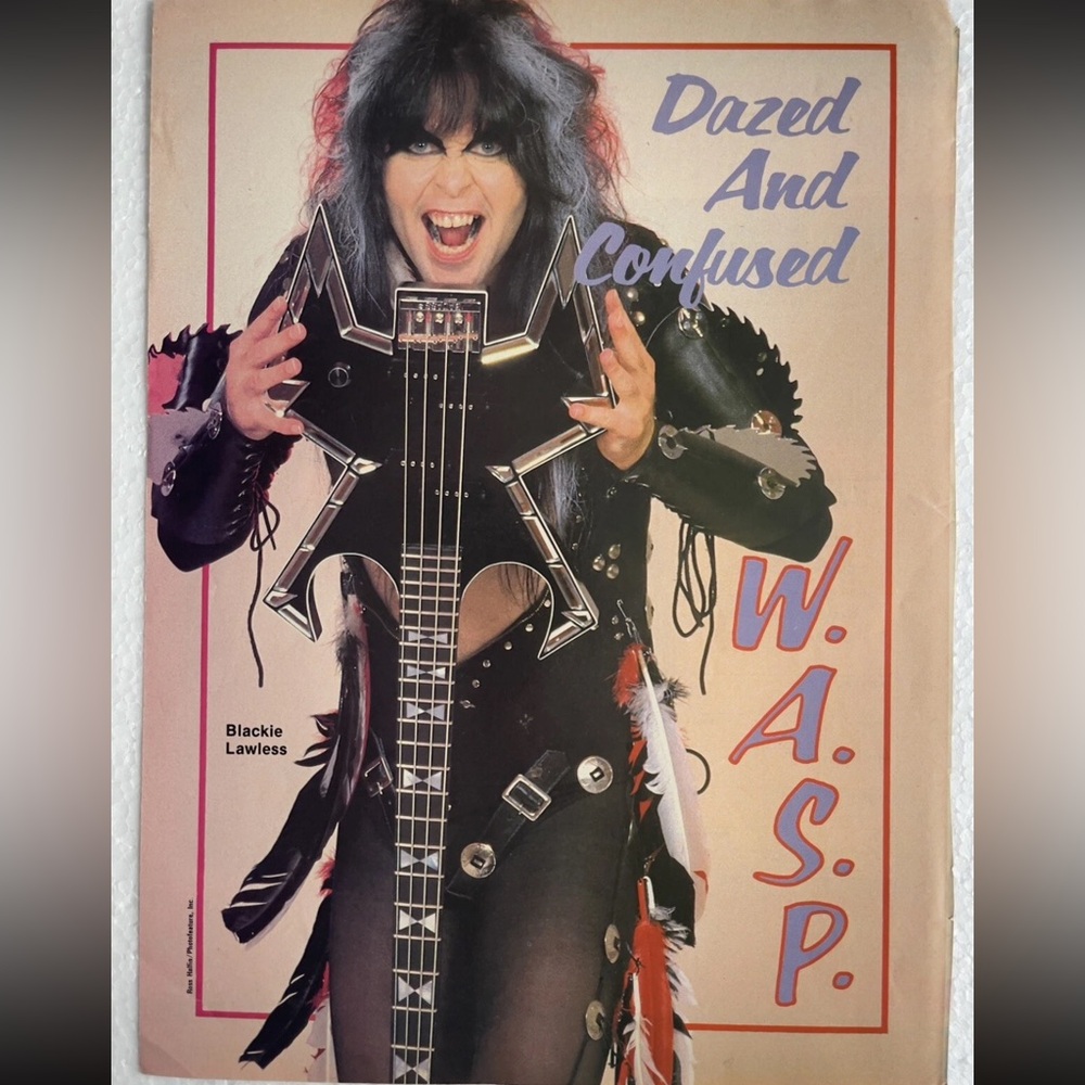 W.A.S.P. Blackie Lawless pinup